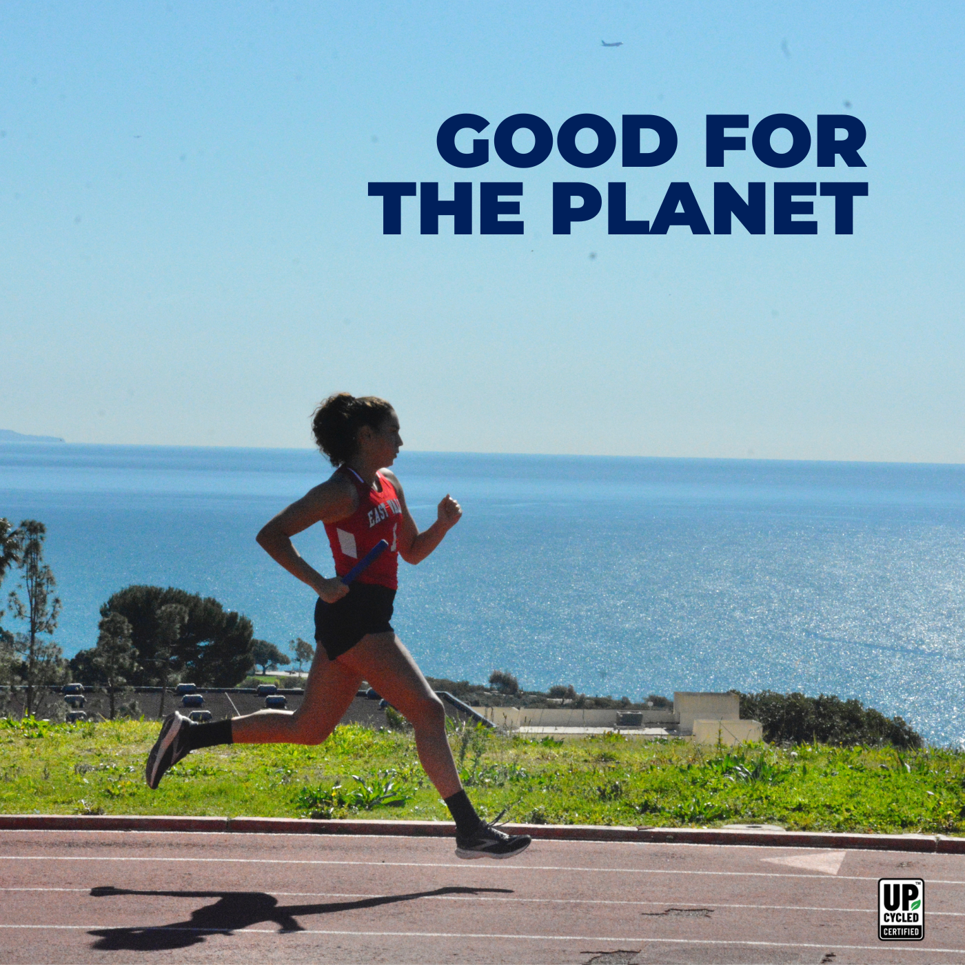 Good for the planet, up-cycled verified.